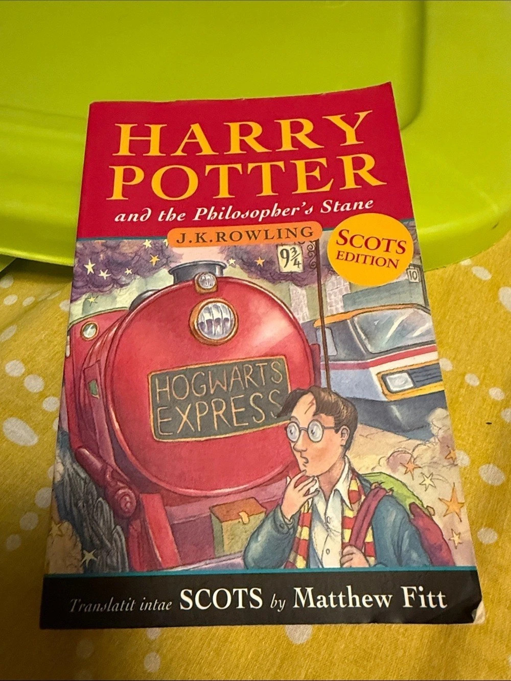 Scholastic Harry Potter and the Philosopher's Stone Scots Edition Paperback